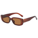 Сонцезахисні окуляри нові ретро маленькі жіночі коричневі 210424 фото 1