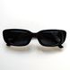 Сонцезахисні окуляри прямокутні для жінок чорні 230423 фото 1