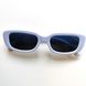 Сонцезахисні окуляри прямокутні для жінок білі 230423 фото